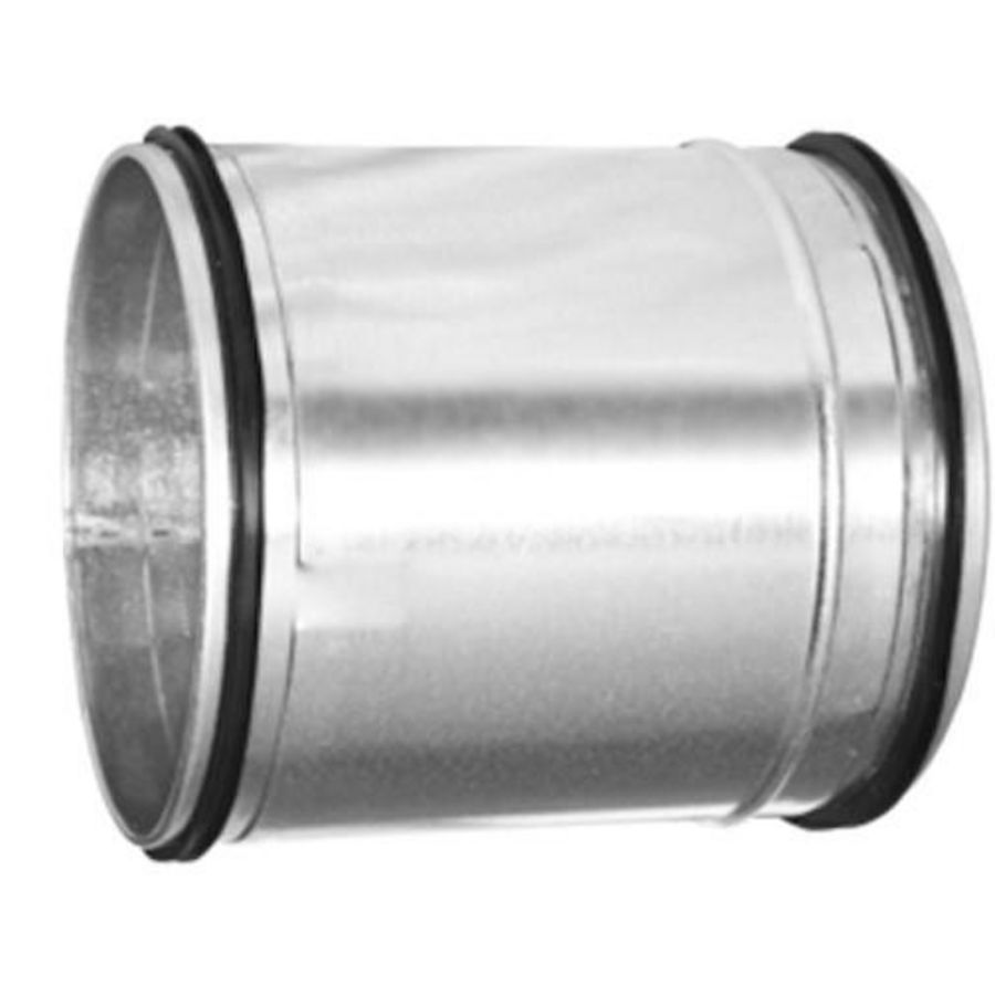 Spiro-SAFE verlengde schuifverbinding (met afdichtingsrubber) v. spirobuis Ø125mm