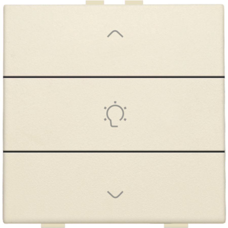 Enkelvoudige dimbediening Home Control cream