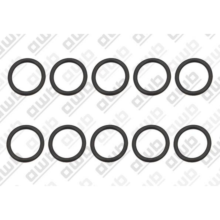Set a 10st. O-ringen Ø18mm tbv gasaansluitingen