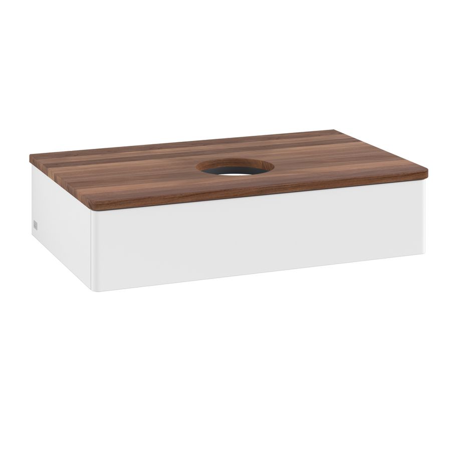 Wastafelonderkast Antao 800x190x500mm White Matt Lacquer L08012MT