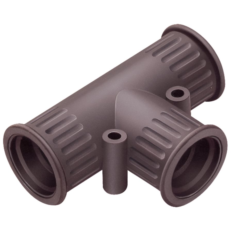 Kunststof T-stuk 2x Ø15.8mm IP68/ IP69K zwart VVE=10