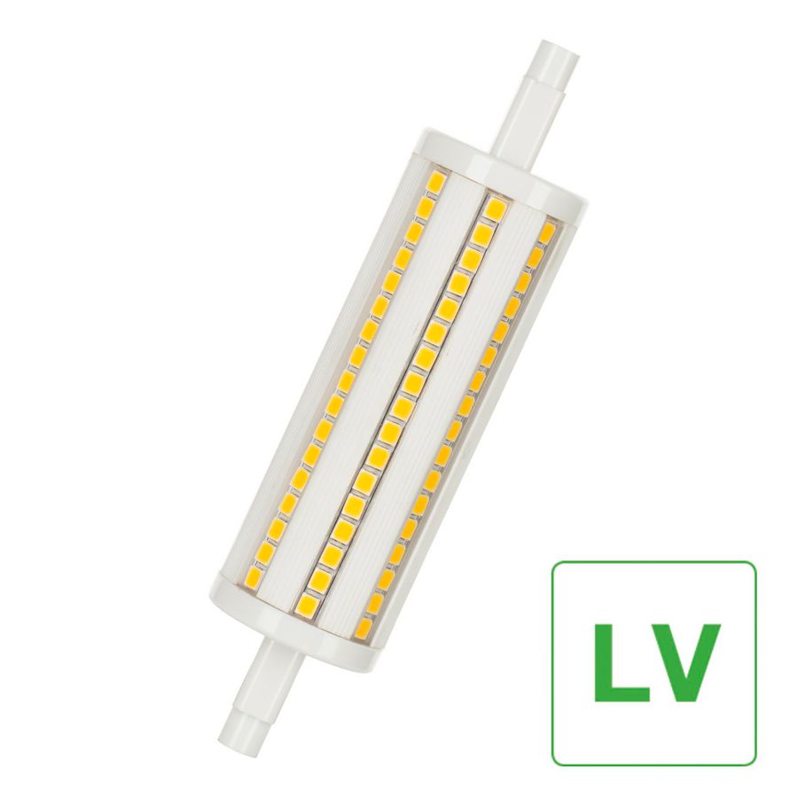 LED-lamp R7s Low voltage 24V-42V ACDC 28X118 9.5W 83W 1200lm