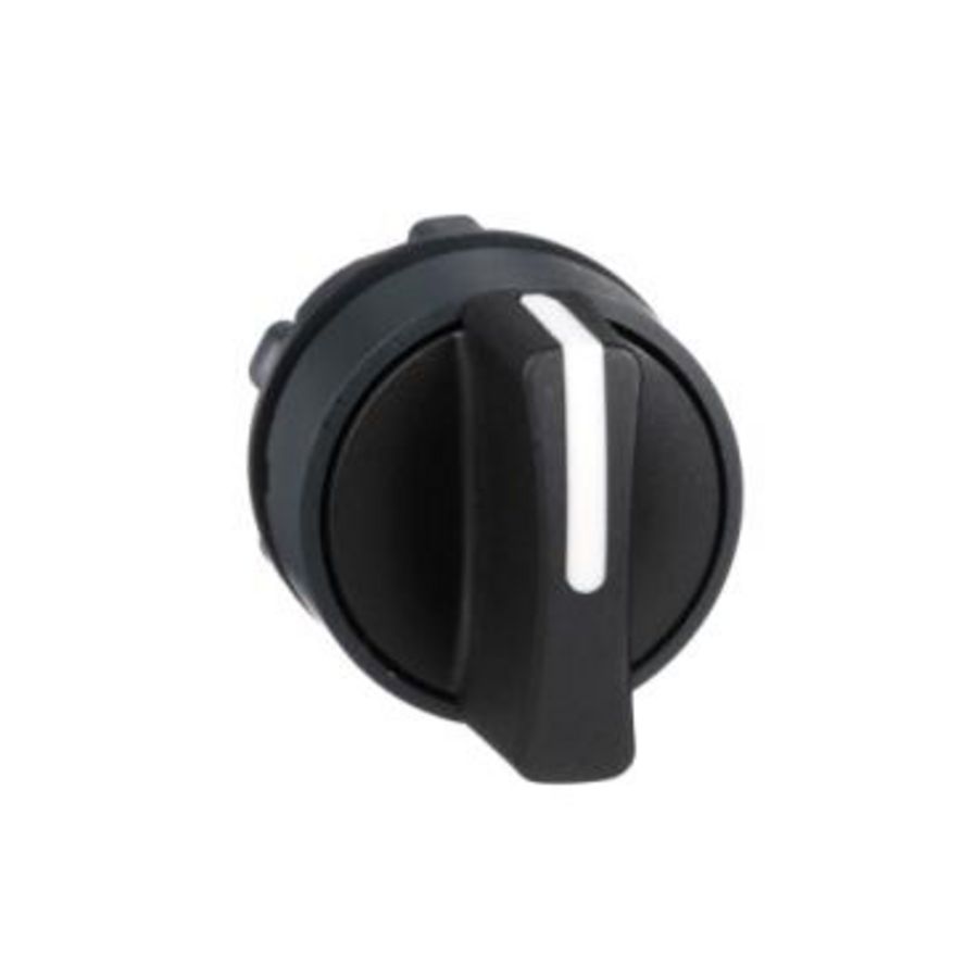 Kop keuzeschakelaar 3 standen Ø22mm Zwart Harmony XB5