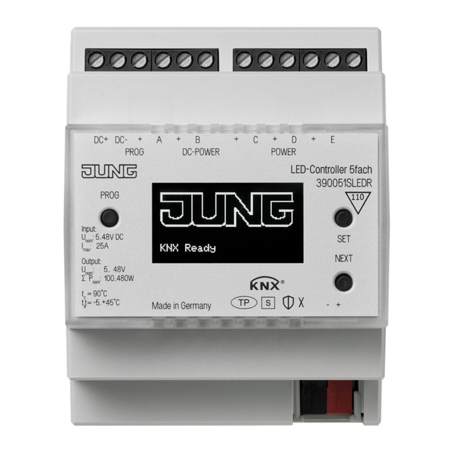 LED dimactor 5v 5-48VDC DIN-rail KNX