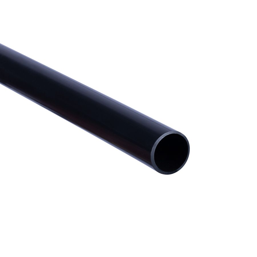 Lengte a 4m. elektrobuis slagvast PVC Polvalit UVS UV-stabiel VSV 25mm (1") zwart