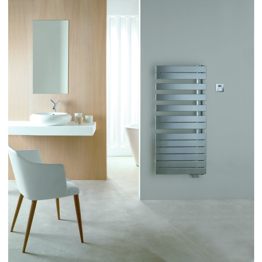 Elek.radiator Roda Spa Air Asym (LI) 1252x550mm wit incl. ventilatorkachel 1000W