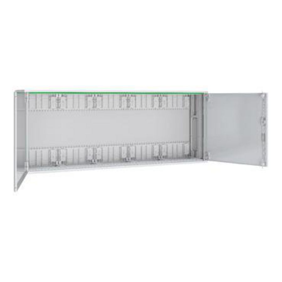 Metalen wandbehuizing B1300xH500xD210mm IP44 klasse II
