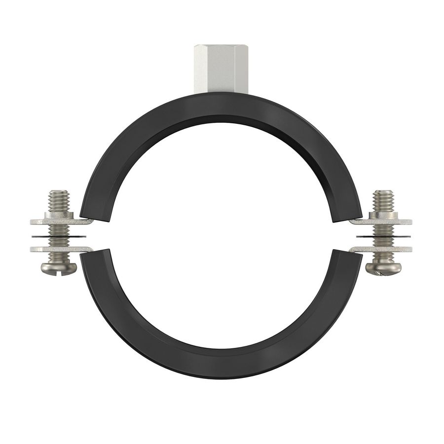 Pijpbeugel FLAMCOFIX RVS BRS-A M8/10 Ø32-36mm (1") met inlage Fastfix