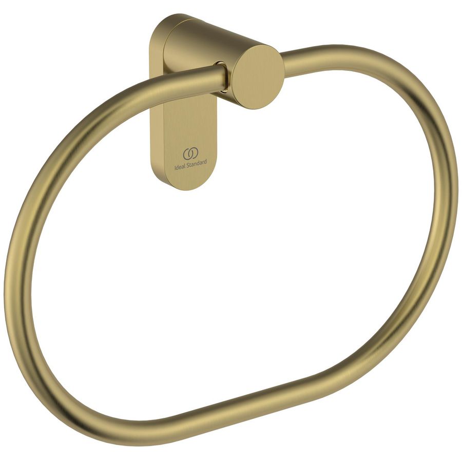 conca handdoekring rond brushed gold (mat goudkleurig) T4503A2
