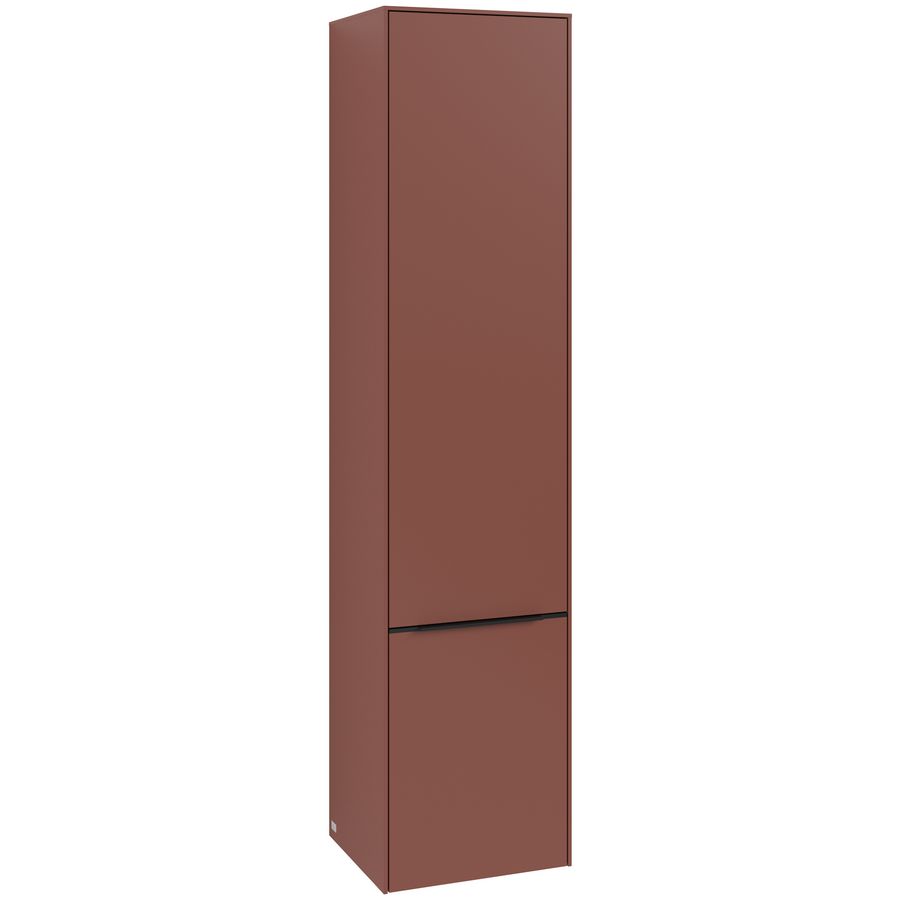 Hoge kast SUBWAY 3.0 400x1710x362mm Wine Red C58701AH greep Volcano Black