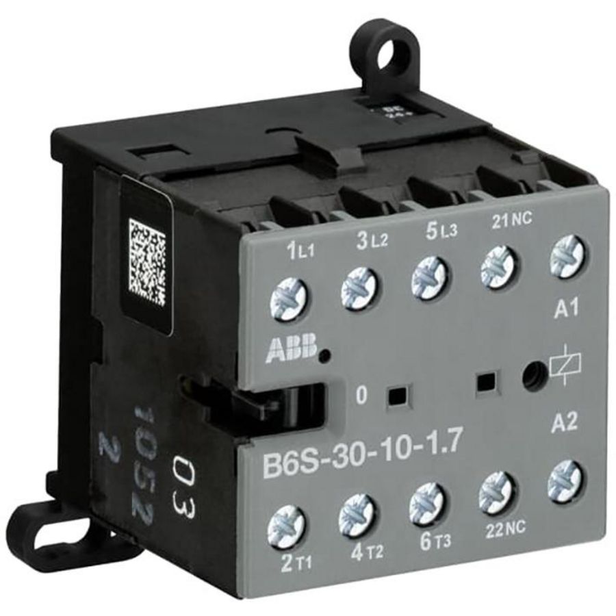Magneetschakelaar mini 4kW 400Vac 3P spoelcode (7-1) 1NO