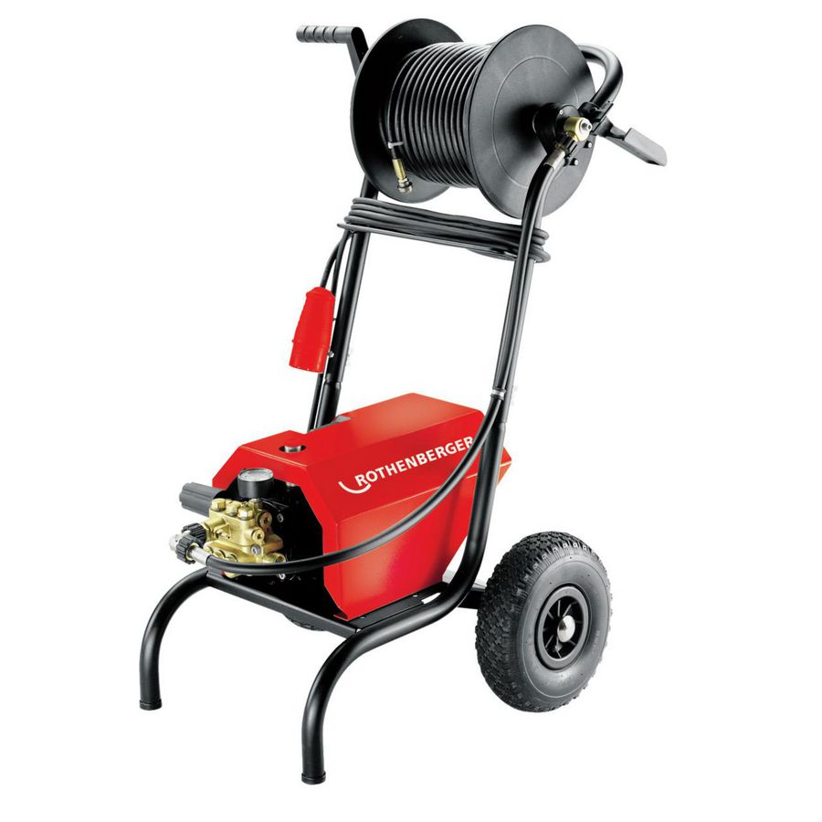 Hd 17/190 hoge drukrein. 17 l/min 190 bar+slanghaspel 400 v