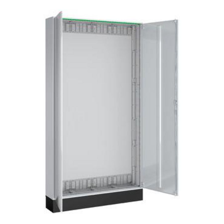 Metalen vloerstaande beh. B1050xH1980xD210mm IP44 klasse II