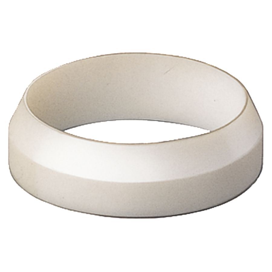 Drukring kunststof Ø17mm wit VVE=50