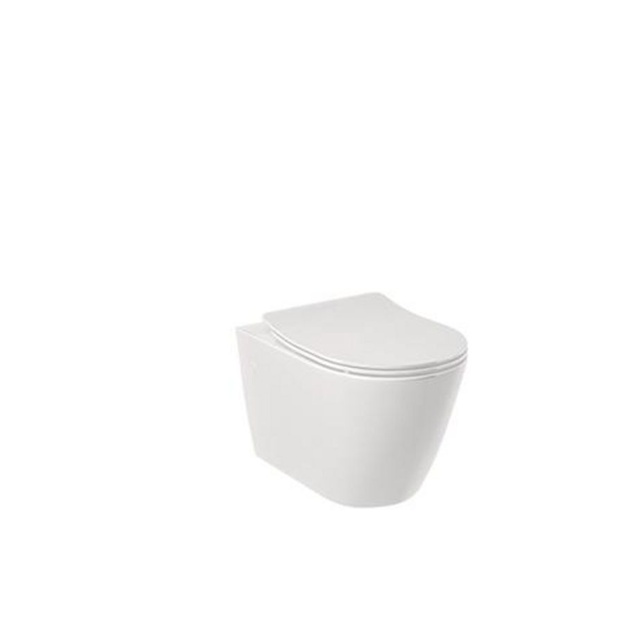 Wandcloset combipack KLUDI-RESA R 520mm incl. zitting wit glans