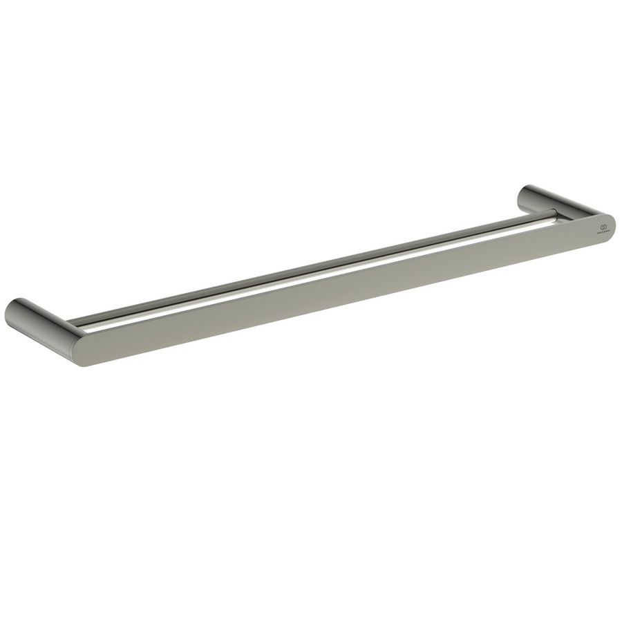 conca handdoekhouder 60cm rond dubbel silver storm (rvs look) T4501GN