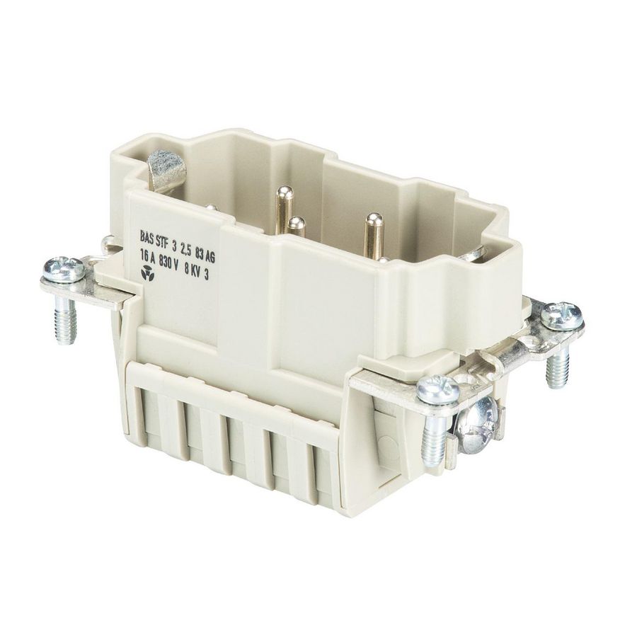 Contactblok insert Male BAS STF 3 2,5 83 AG VVE=10