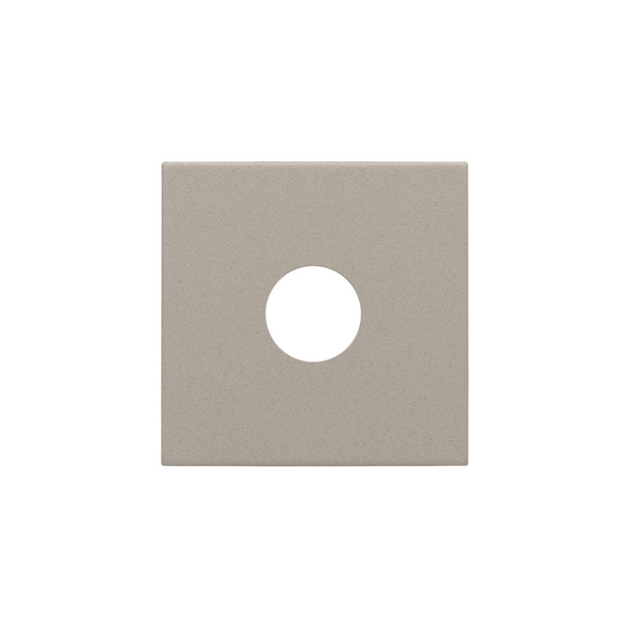 Afwerkingsset voor enkelvoudige coaxaansluiting voor tv claystone textured