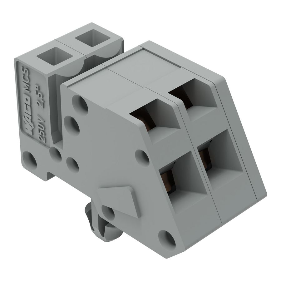 1-draads FE steker HA 2,5mm² grijs 731-502/008-000 VVE=100