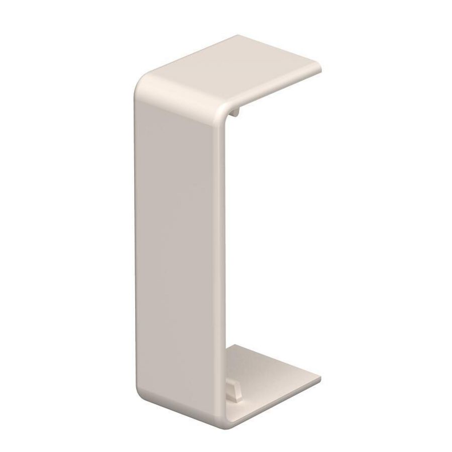 Naadafdekking 15x40mm polyvinylchlorid puur wit VVE=10