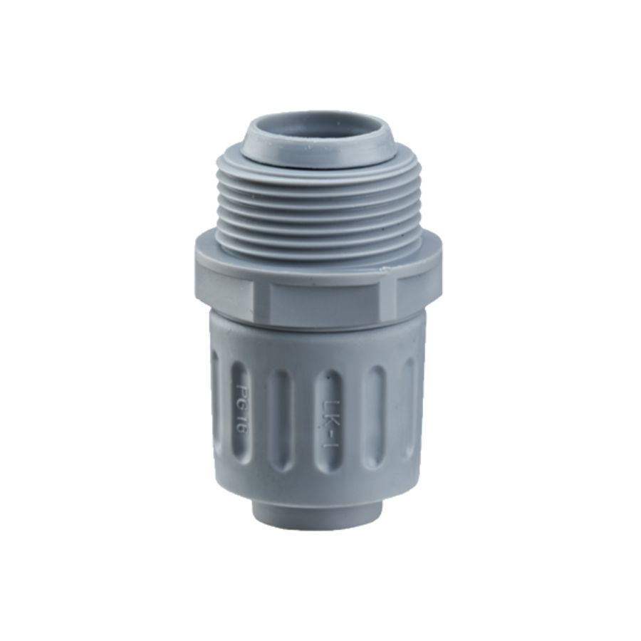Slangwartel kunststof Ø10mm M12 IP54 grijs VVE=50