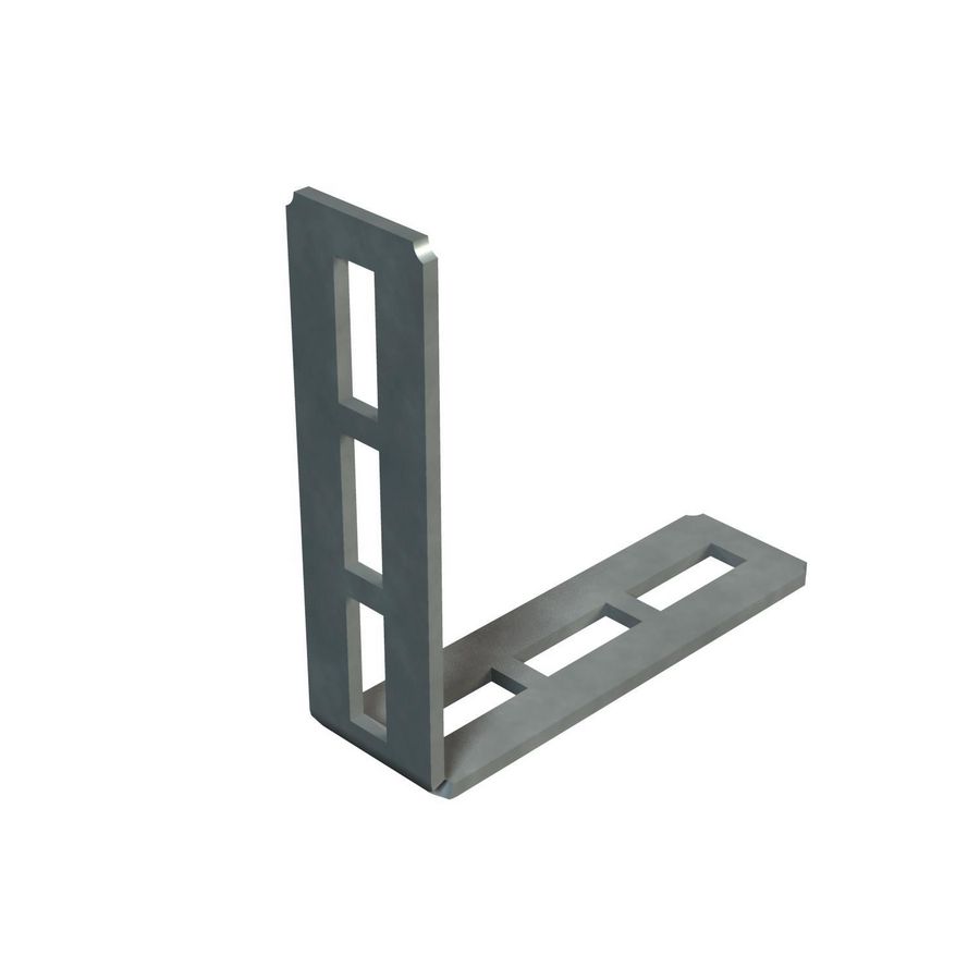 Montagehoek 90gr 102x102x30 staal zinkt VVE=25