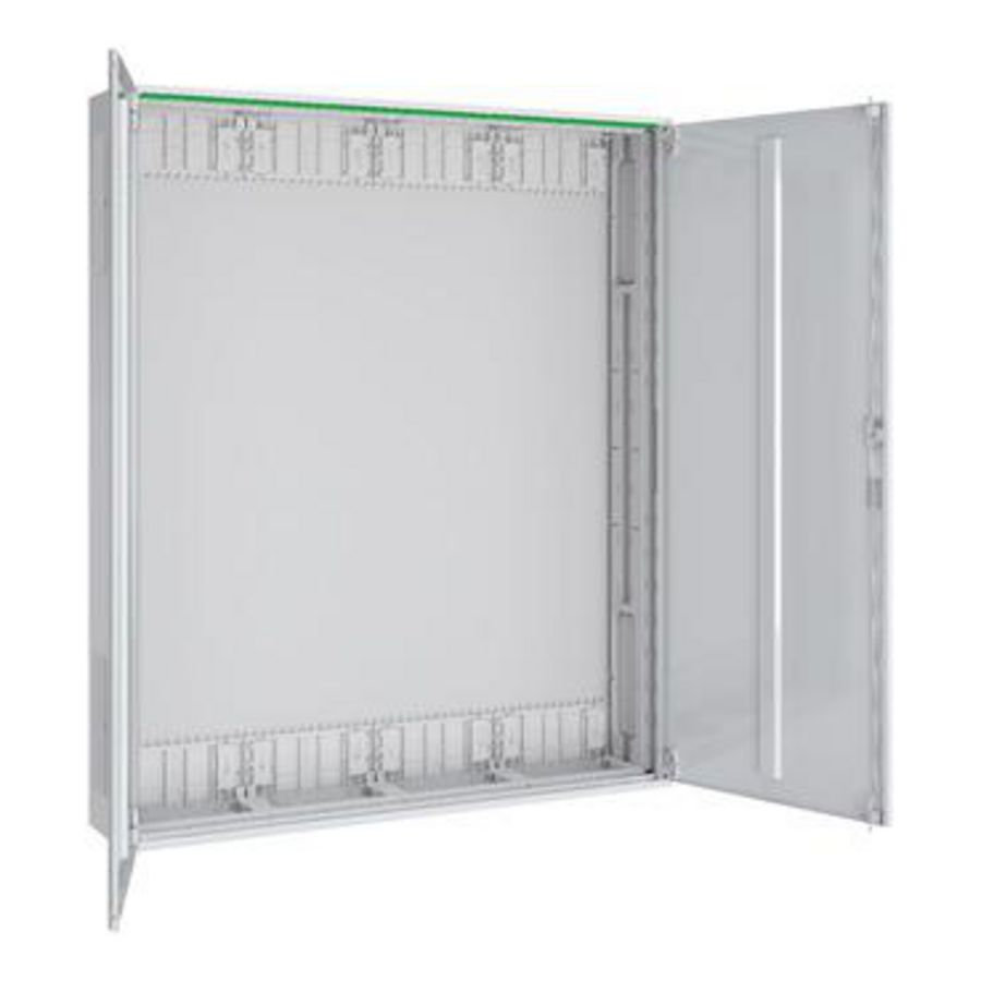 Metalen wandbehuizing B1050xH1250xD210mm IP44 klasse II