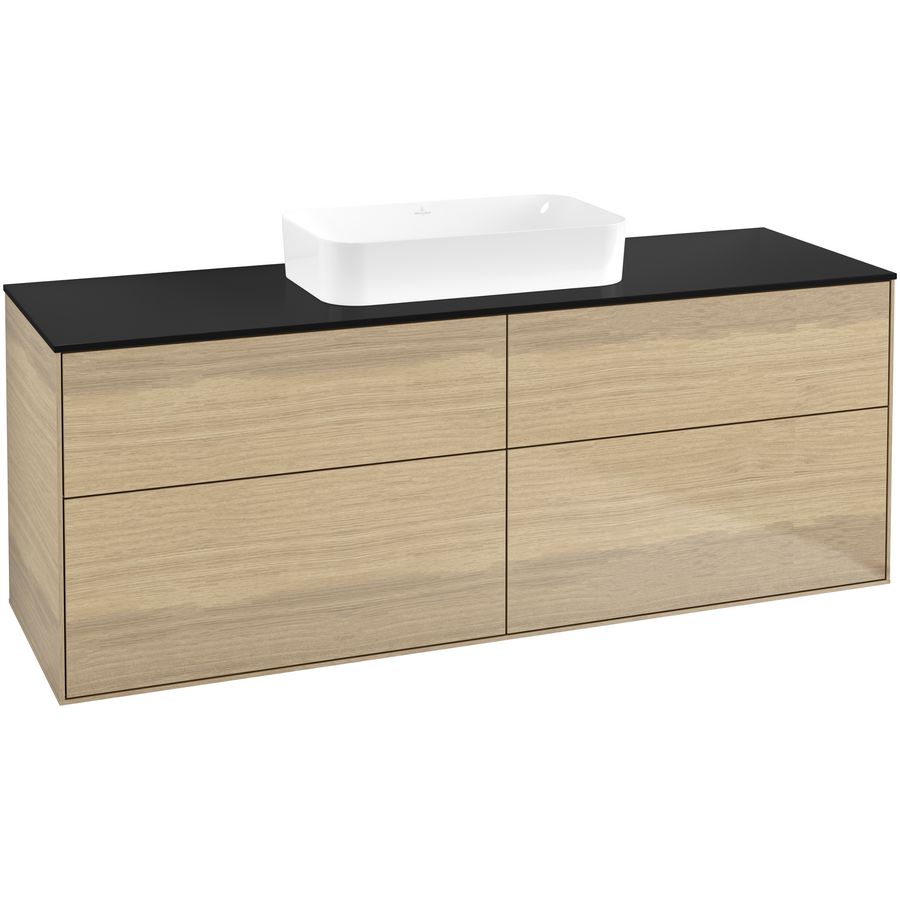 Wastafelonderkast Finion 1600x603x501mm Oak Veneer F73200PC