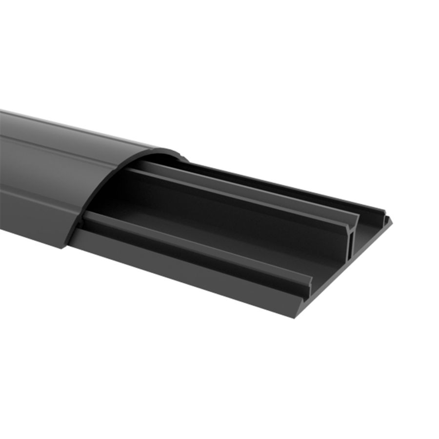 Lengte a 2 mtr. Vloerleidingkanaal GGK ABK 18x75 zwart