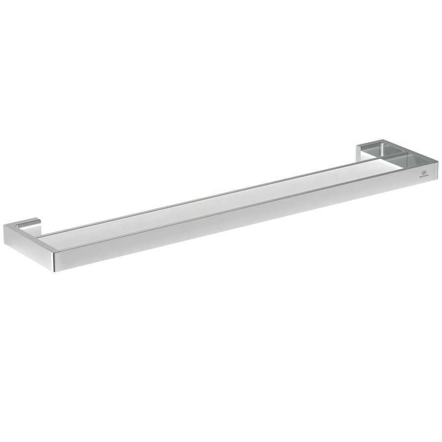 conca handdoekhouder 60cm rechthoekig dubbel chroom T4500AA