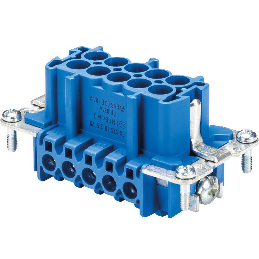 Contactblok insert Male EX STS 10 2,5 09ia au VVE=10