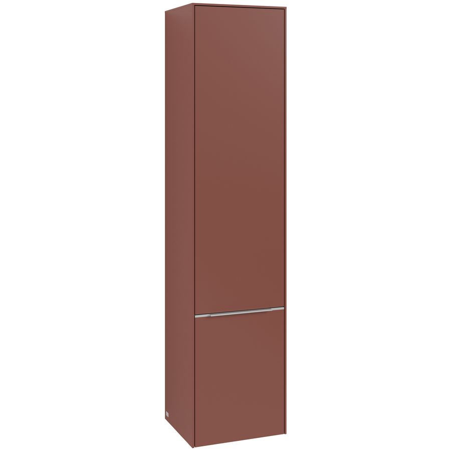Hoge kast SUBWAY 3.0 400x1710x362mm Wine Red C58700AH greep alu. glans