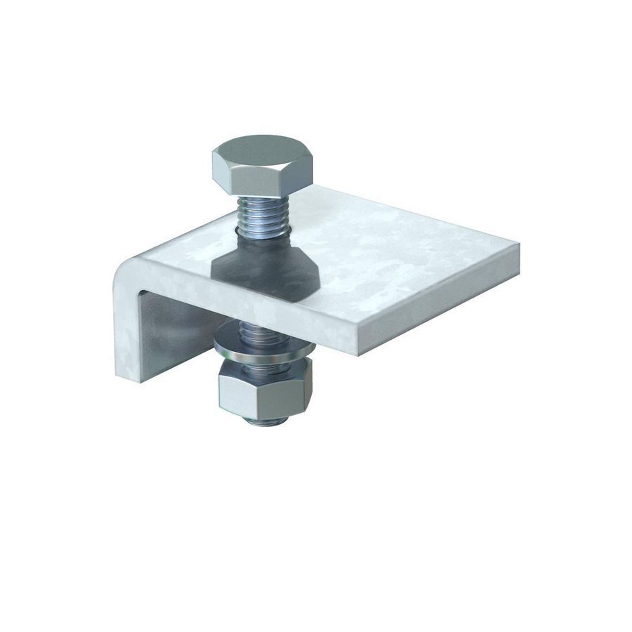 Klemlas voor stalen drager 15mm 60x50 staal zinkt VVE=10