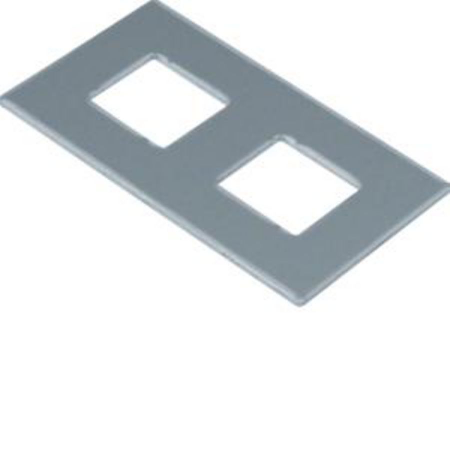 Montageplaat voor GTVD200/300 2x RJ45 17,2x18,3mm