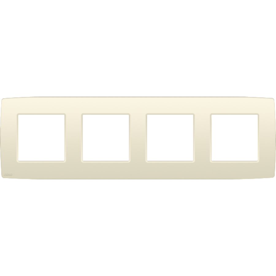 4-voudig afdekplaat hoh 71mm Original cream