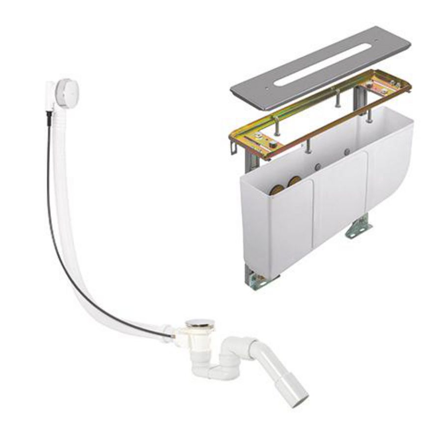 Montageblok tbv 4-gats badmengkraan  met 71080