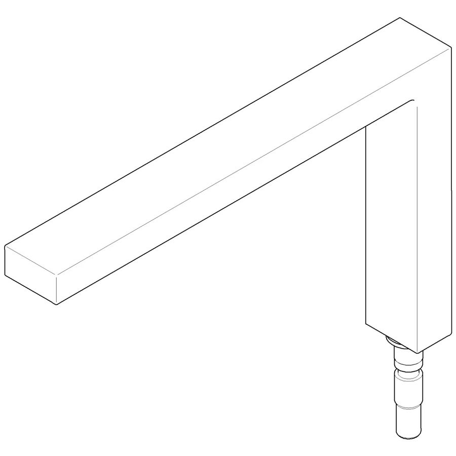 Uitloop 272x171x36mm Dark Platinum gebors.