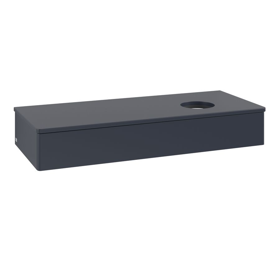 Wastafelonderkast Antao 1200x190x500mm Mid.Blue Matt Lacquer K12010HG