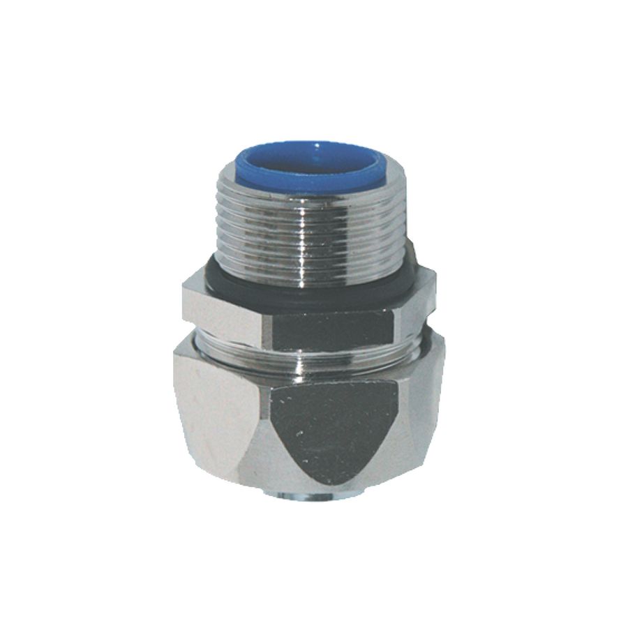 Metalen connector recht PG btn schroefdraad 1/2 PG16 VVE=25