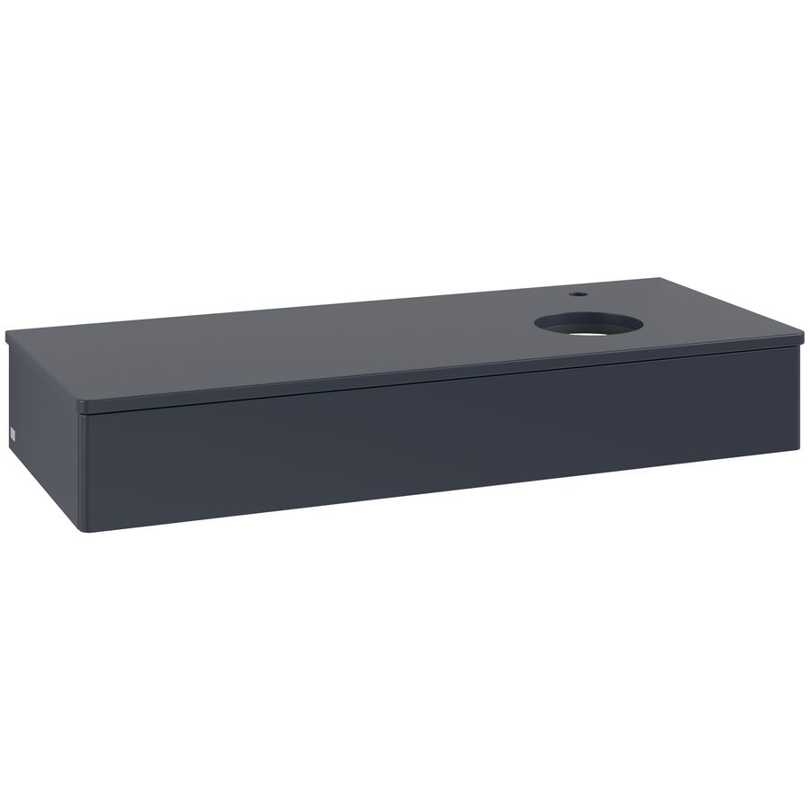 Wastafelonderkast Antao 1200x190x500mm Mid.Blue Matt Lacquer K12050HG