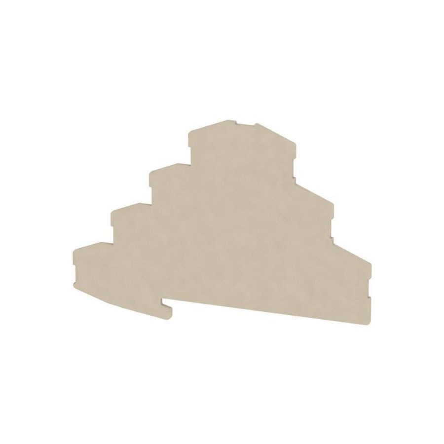 Afsluit- eindplaat d.beige h:101.1mm b:1.5mm V- VVE=10