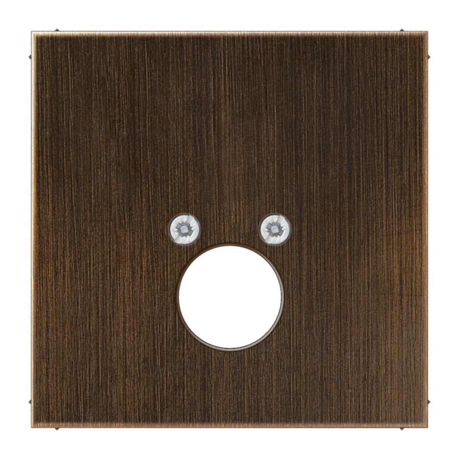 Afdekking luidspreker-BNC LS messing antiek