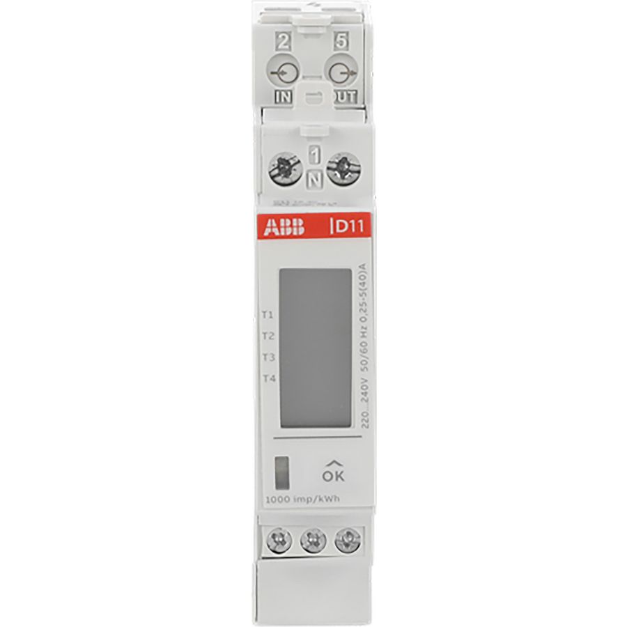 D11 15 40, Energiemeter, 1 fase direct 40 A