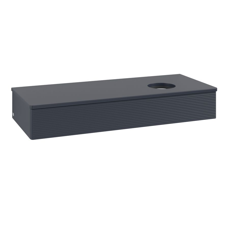 Wastafelonderkast Antao 1200x190x500mm Mid.Blue Matt Lacquer K12110HG