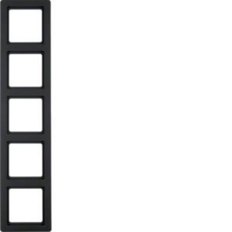 Afdekraam 5-v berker Q.1 antraciet soft-finish