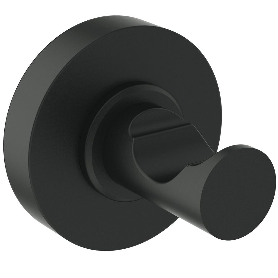Handdoekhaak 48 x 45 x 48mm enkel silk black IOM
