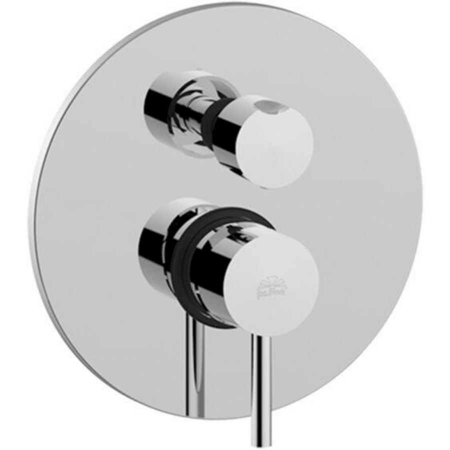Inbouw STICK douchekraan 3x uitgang 1/2" m. omstel chroom