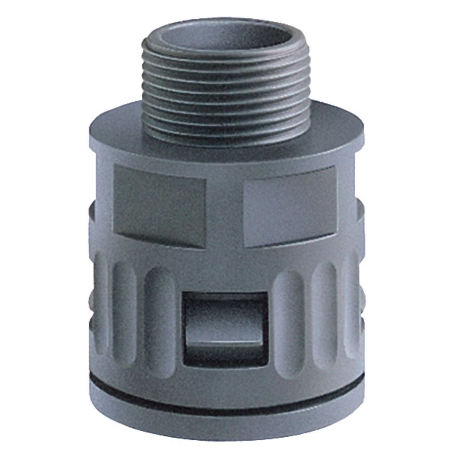 Slangwartel kunststof Ø10mm M12 IP68/ IP69K grijs VVE=50