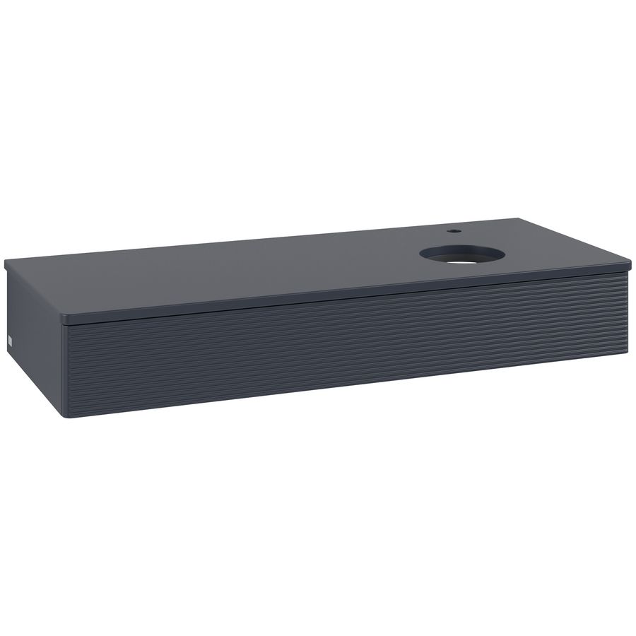 Wastafelonderkast Antao 1200x190x500mm Mid.Blue Matt Lacquer K12150HG