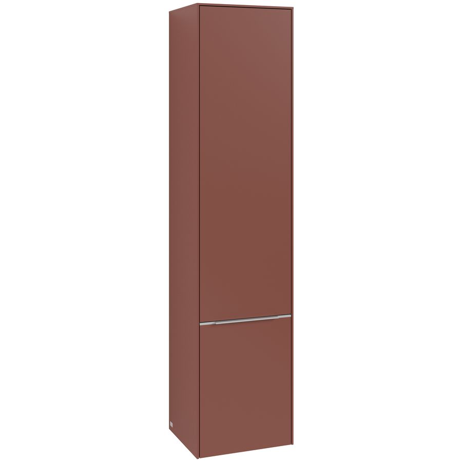 Hoge kast SUBWAY 3.0 400x1710x362mm Wine Red C58600AH greep alu. glans